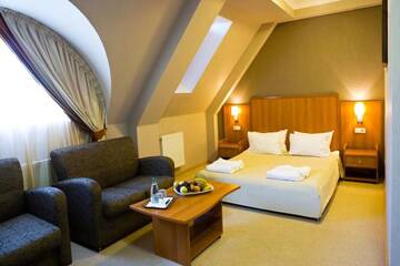 Фото номера Двухместный номер бизнес-класса с 1 кроватью Отель Hotel Praha г. Ужгород 8
