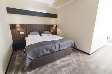 Фото номера Люкс с кроватью размера «king-size» и балконом Отель Zinedine Sport-Hotel г. Ужгород 6
