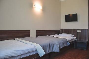 Фото номера Двухместный номер с 2 отдельными кроватями и балконом Отель Zinedine Sport-Hotel г. Ужгород 4